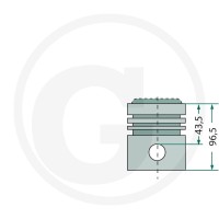 GRANIT Tłok kpl. 380002145 - Sklep PoltechParts