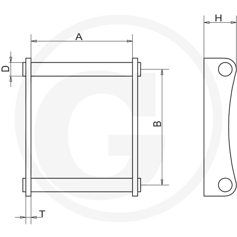 GRANIT Rama do przyspawania 57115AR50007 - Sklep PoltechParts