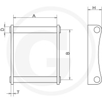 GRANIT Rama do przyspawania 57115AR50007 - Sklep PoltechParts