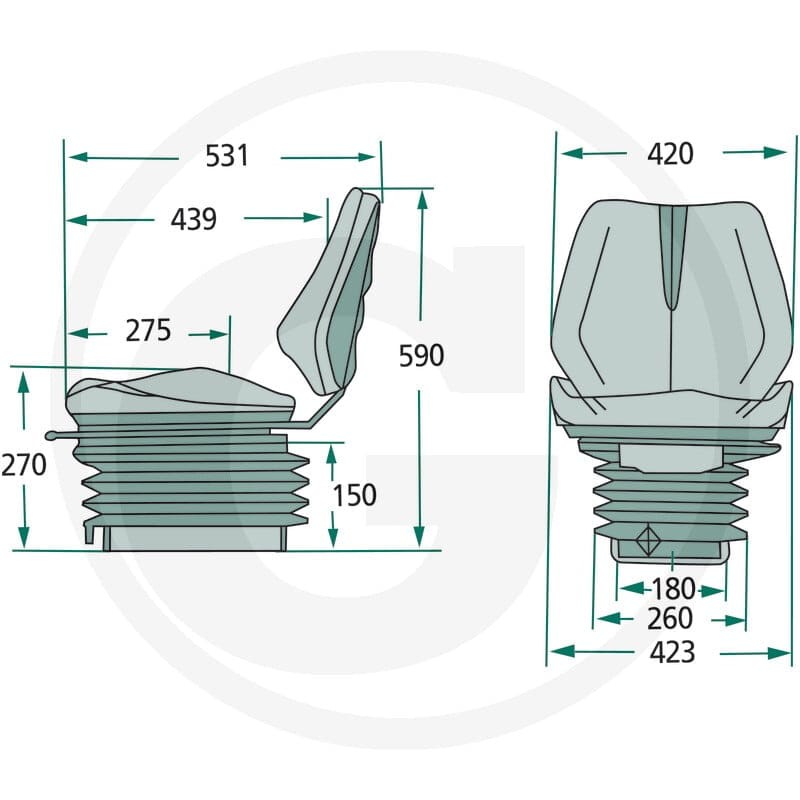 GRANIT Siedzenie 24000036 - Sklep PoltechParts