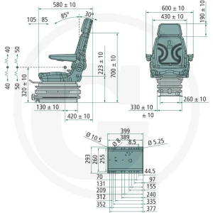 GRANIT Siedzenie 240300001