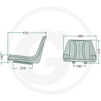 GRANIT Siedzenie 24000033 - Sklep PoltechParts