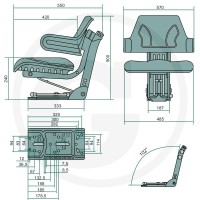 GRANIT Siedzenie 24000052 - Sklep PoltechParts