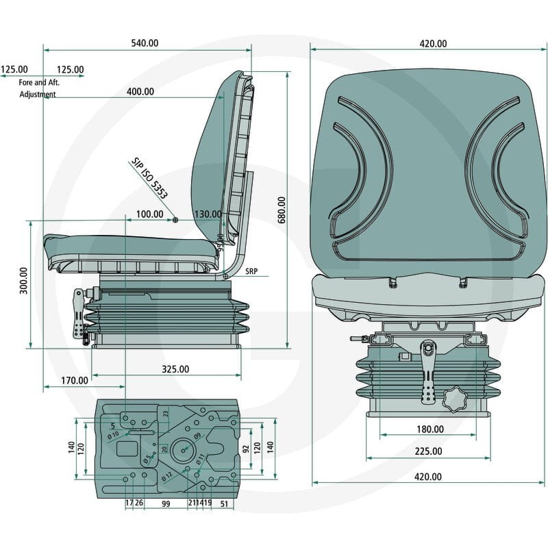GRANIT Siedzenie 240920036 - Sklep PoltechParts