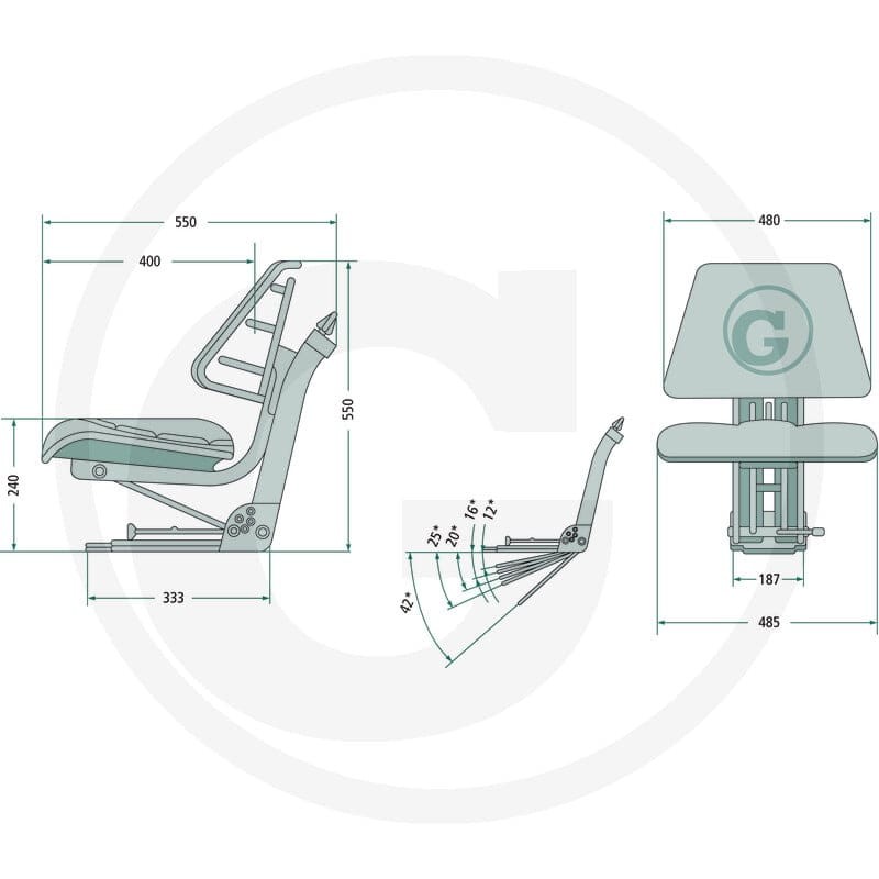 GRANIT Siedzenie 24000061 - Sklep PoltechParts
