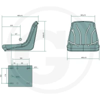 GRANIT Siedzisko 240YP10 - Sklep PoltechParts