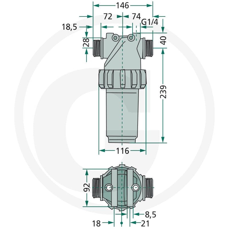 ARAG Filtr ciśnieniowy 6703262053 - Sklep PoltechParts