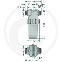 ARAG Filtr ciśnieniowy 6703262053 - Sklep PoltechParts