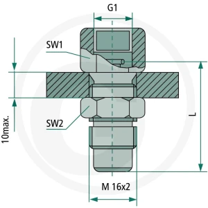 Hydrotechnik Złącze pomiarowe MAS G 1/4" 85000280