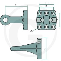 Walterscheid Ucho zaczepu 770ZO5145 - Sklep PoltechParts