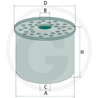 GRANIT Filtr paliwa 8001015 - Sklep PoltechParts