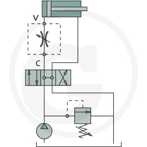 Oleodinamica Marchesini Zawór dławiący VRFB-3/8″ BSP z pokrętłem 85036016