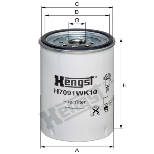 Hengst Filtr paliwa 866H7091WK10