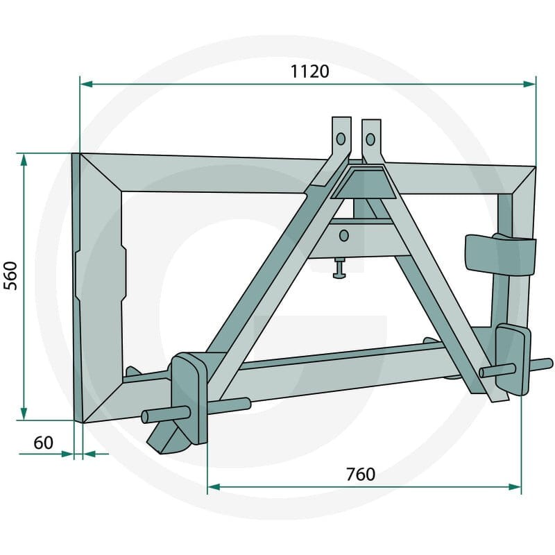 GRANIT Adapter trzypunktowy 77875529 - Sklep PoltechParts