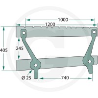 GRANIT Rama podstawy wideł do palet 77875579 - Sklep PoltechParts