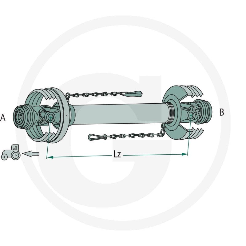 Walterscheid Wał przegubowy 395800068 - Sklep PoltechParts