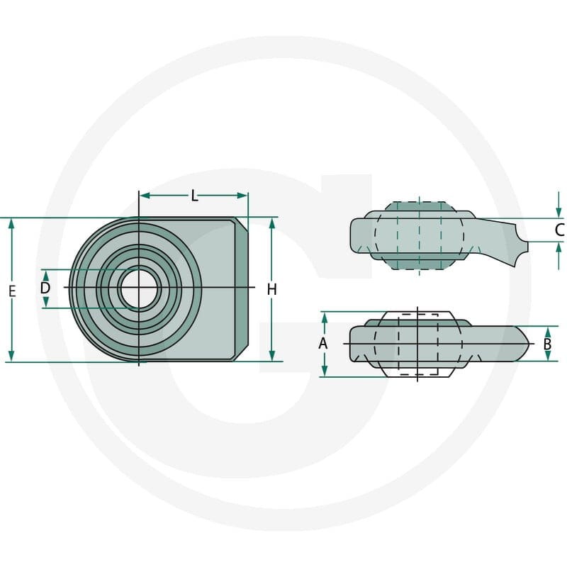 Walterscheid Głowica przegubu kulowego 395306383 - Sklep PoltechParts