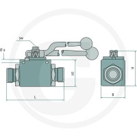 PISTER BKH 12L DN10 z otworem, wersja ocynkowana 81522025 - Sklep PoltechParts