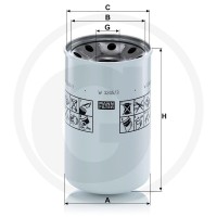 MANN FILTER Filtr oleju silnikowego 565W1245.3X - Sklep PoltechParts