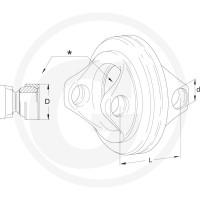 Walterscheid Widełki dwustronne 395696680 - Sklep PoltechParts
