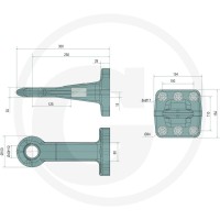 Scharmüller Ucho zaczepu 77700652110A90 - Sklep PoltechParts