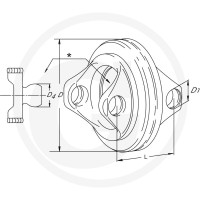 Walterscheid Widełki dwustronne 395365725 - Sklep PoltechParts
