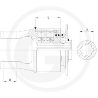 Walterscheid Grzechotka gwiaździsta 395367850 - Sklep PoltechParts