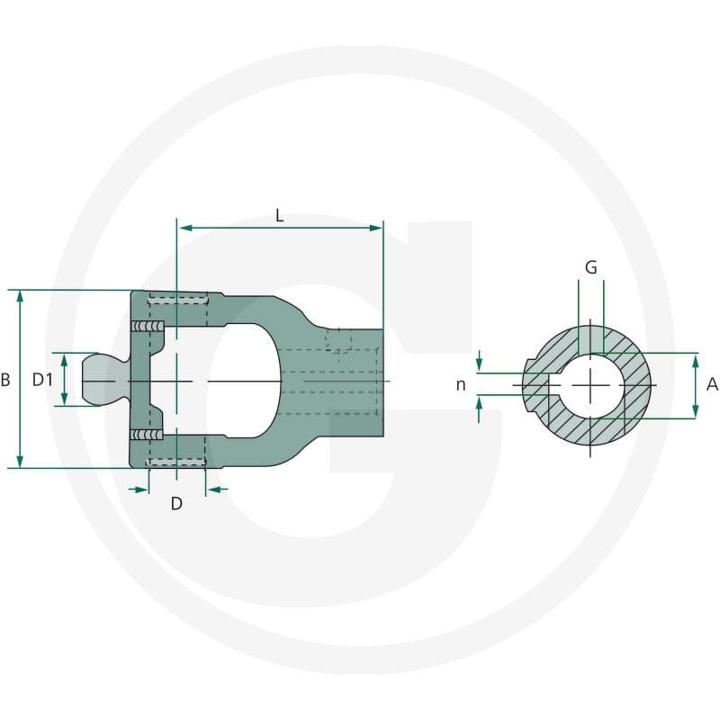 Walterscheid Widełki piasty 395366852 - Sklep PoltechParts