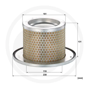 MANN FILTER Filtr powietrza 565C1374.2KIT