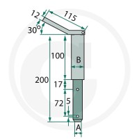 GRANIT Sworzeń łącznika dolnego 20012927 - Sklep PoltechParts