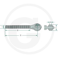Walterscheid Głowica przegubu kulowego 395309679 - Sklep PoltechParts