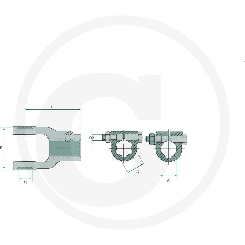 Walterscheid Widełki wciskowe 395331053 - Sklep PoltechParts
