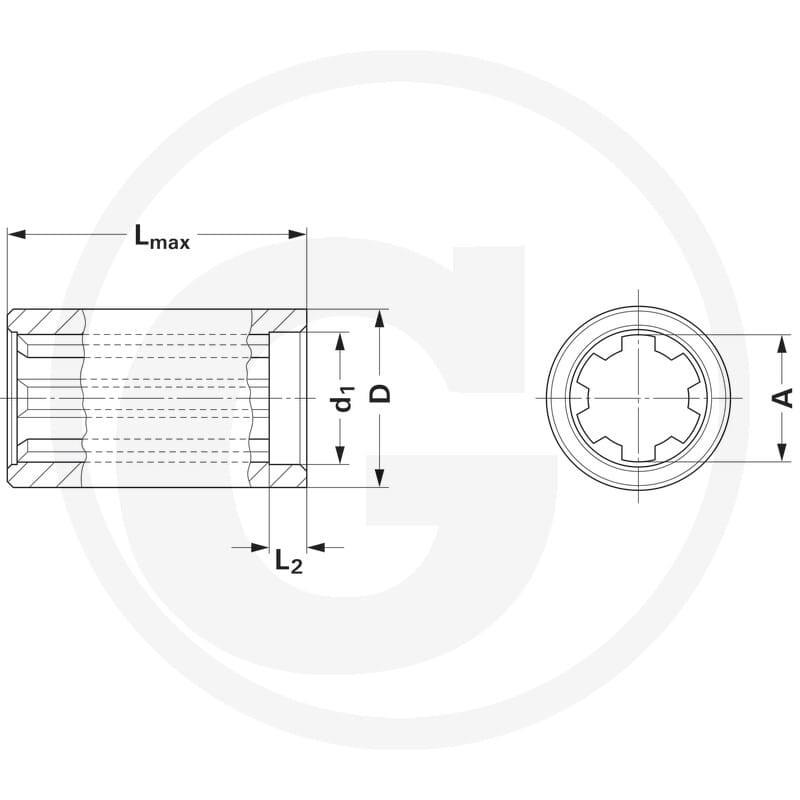 Walterscheid Piasta profilowa 395045395 - Sklep PoltechParts