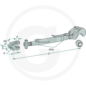 Walterscheid Łącznik górny mechaniczny 395200190