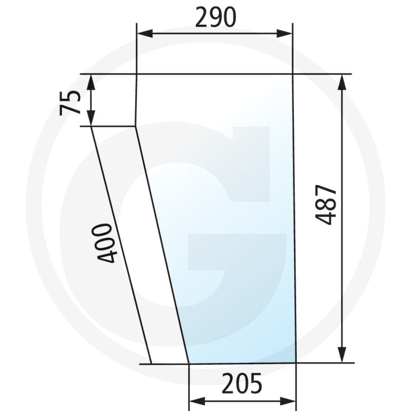 GRANIT Szyba dzielona 650881104