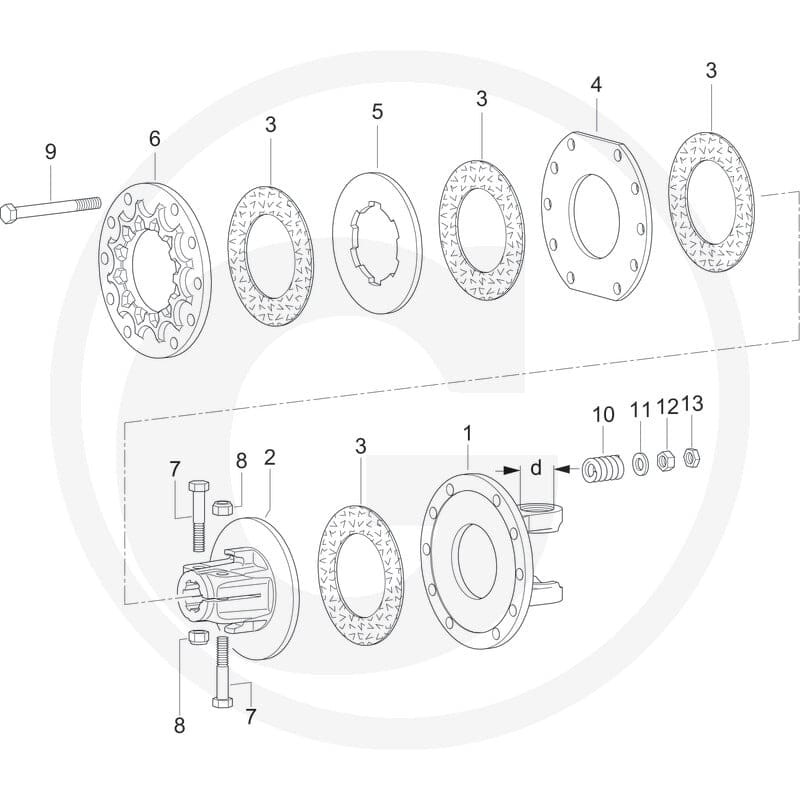 Walterscheid Tarcza zabieraka 395335442 - Sklep PoltechParts