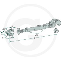 Walterscheid Łącznik górny mechaniczny 395200191 - Sklep PoltechParts