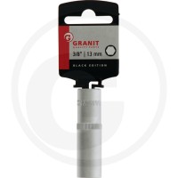 GRANIT BLACK EDITION 3/8" Nasadka sześciokątna, długa, 13 mm 730…