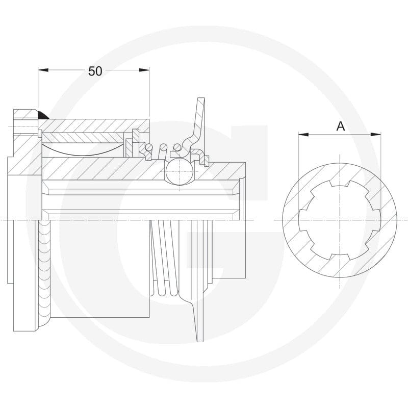 Walterscheid Sprzęgło jednokierunkowe 395358535 - Sklep PoltechParts