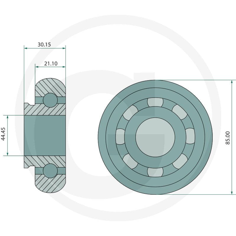 GRANIT Łożysko 647AE12601F - Sklep PoltechParts
