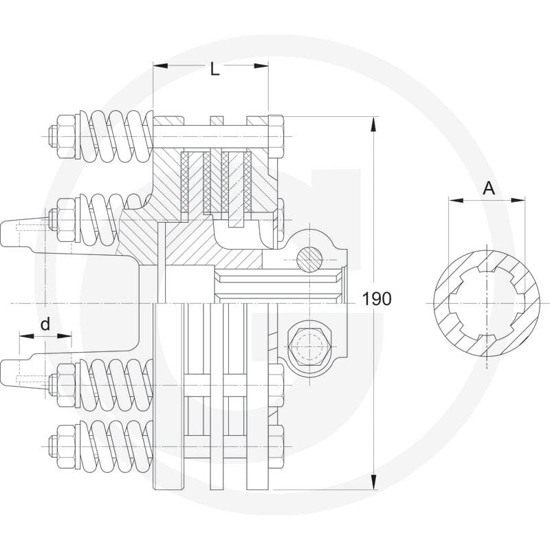 Walterscheid Sprzęgło cierne 395333900 - Sklep PoltechParts