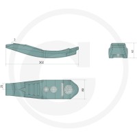 GRANIT ENDURANCE CARBIDE Dziób redlicy 179016661 - Sklep PoltechParts