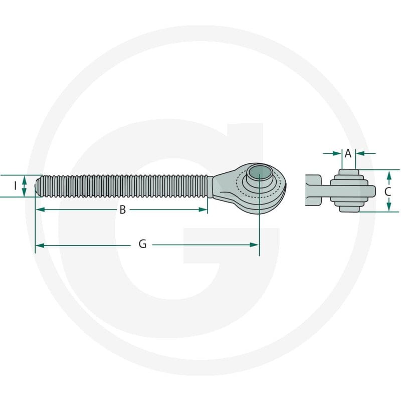 Walterscheid Głowica przegubu kulowego 395309684 - Sklep PoltechParts
