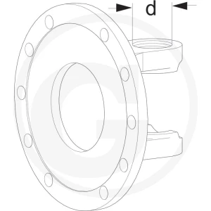 Walterscheid Widełki z kołnierzem 395335606