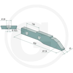 GRANIT Stopka redlicy 1802400015