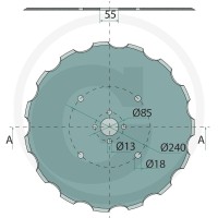 GRANIT Talerz wysiewający 1803200403 - Sklep PoltechParts