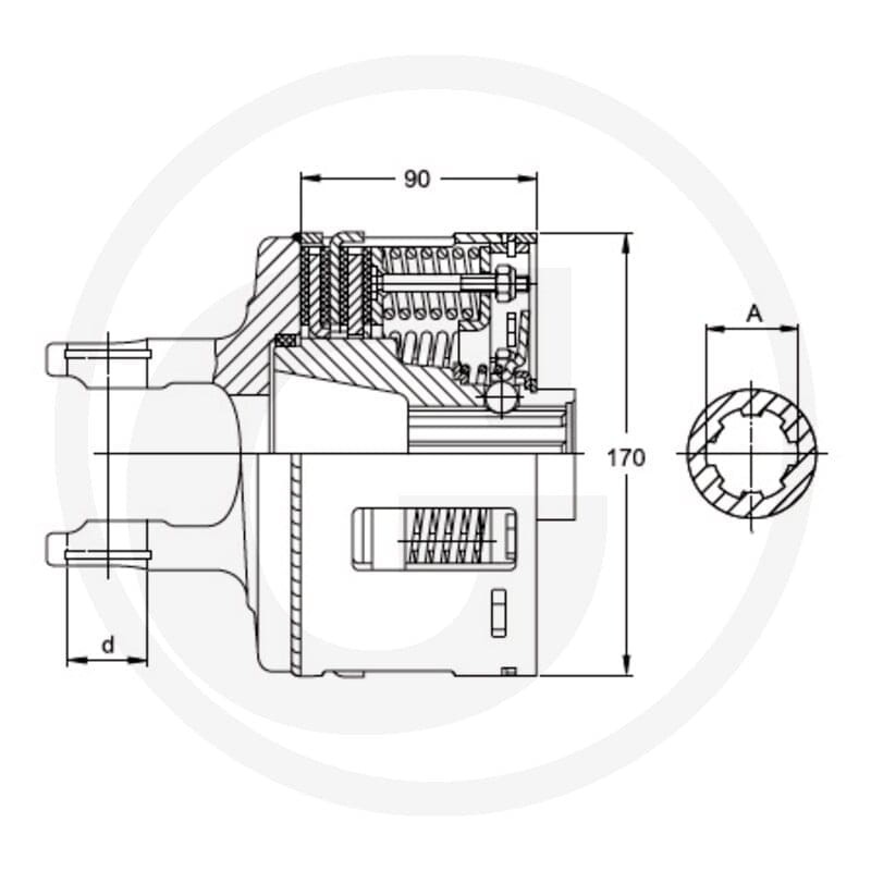 Walterscheid Sprzęgło cierne 395165870 - Sklep PoltechParts