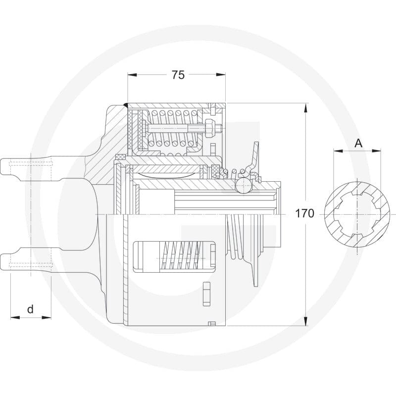 Walterscheid Sprzęgło cierne 395172703 - Sklep PoltechParts