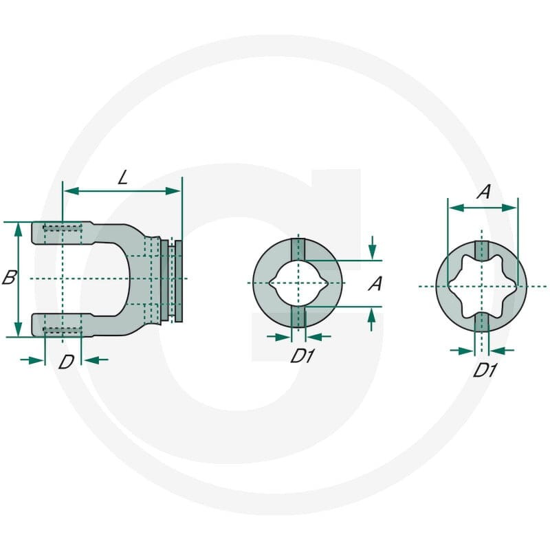 Walterscheid Widełki wpustowe 395177920 - Sklep PoltechParts