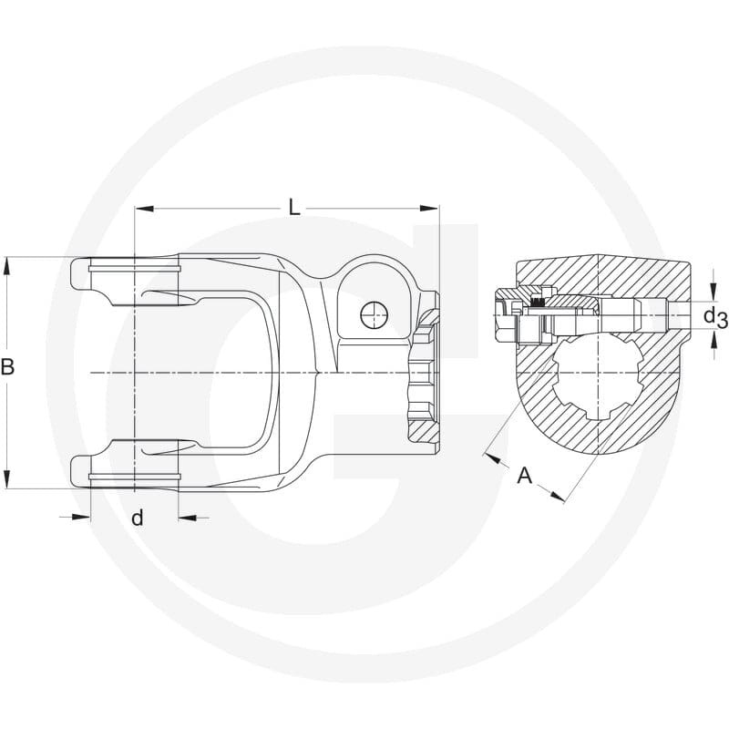 Walterscheid Widełki przyłączeniowe 395194005 - Sklep PoltechParts